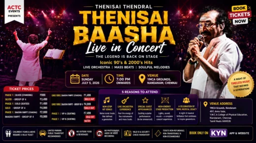 Baasha Returns Deva Concert tickets 2026