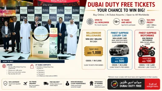 Dubai duty free ticket