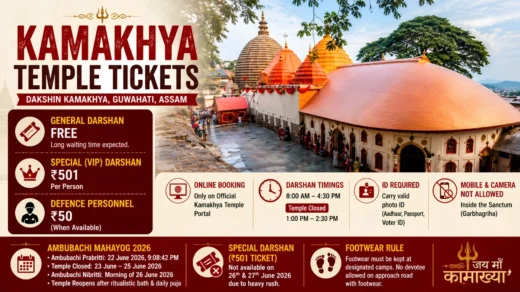 Kamakhya temple tickets