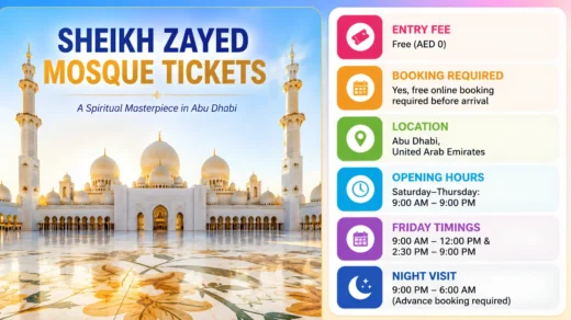 Sheikh zayed mosque tickets