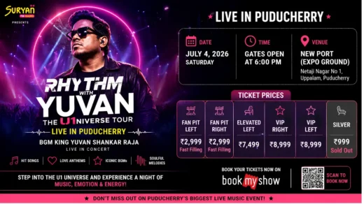 Suryan FM Rhythm with Yuvan Tickets 2026