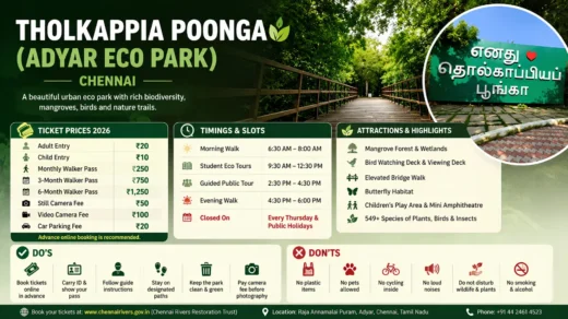 Tholkappia poonga tickets