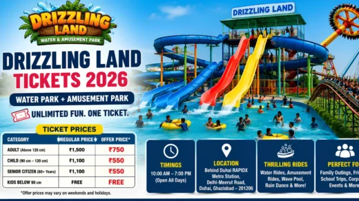 drizzling land tickets