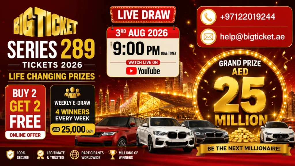 Big Ticket Series 289 Tickets 2026