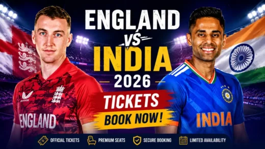 England vs India 2026 Tickets