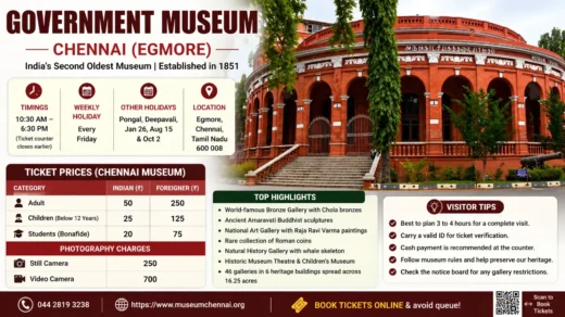 Government Museum Chennai tickets