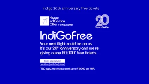 indigo 20th anniversary free tickets